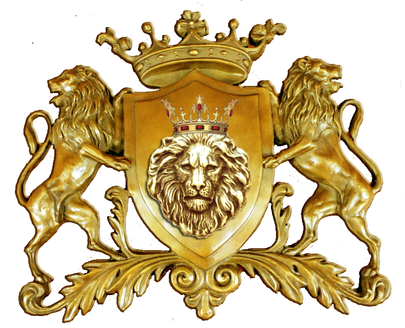 Gold Metal Lion